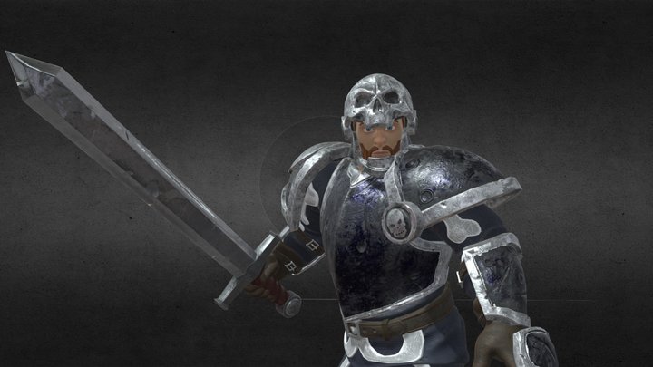 Skull Soldier 3D Model