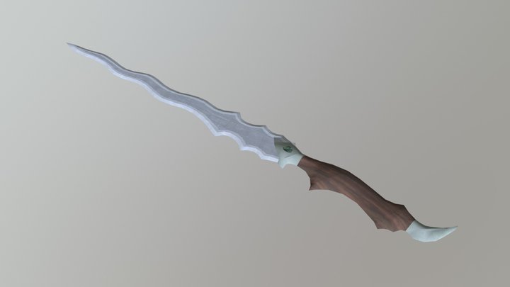 [College] Snake Sword 3D Model