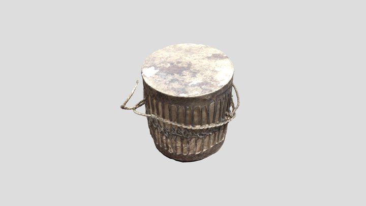The Cultural 3D Drum Model 3D Model
