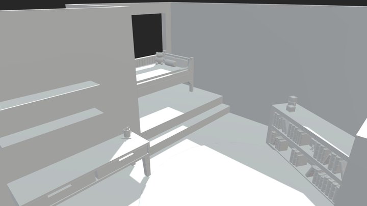 Kids Bedroom 3D Model