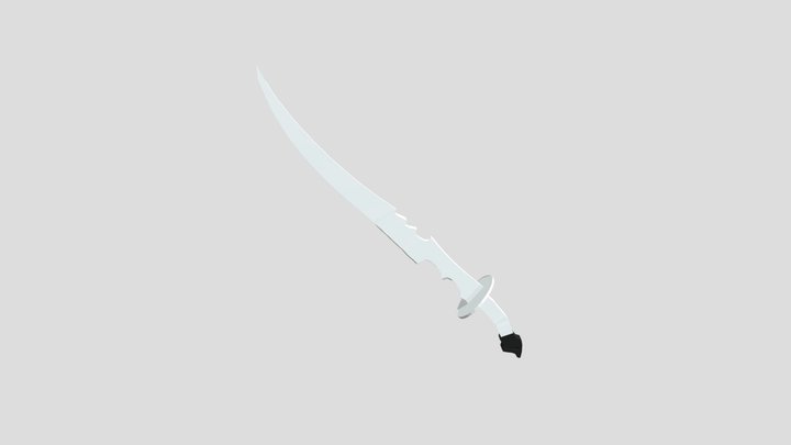 Black Sword 3D Model