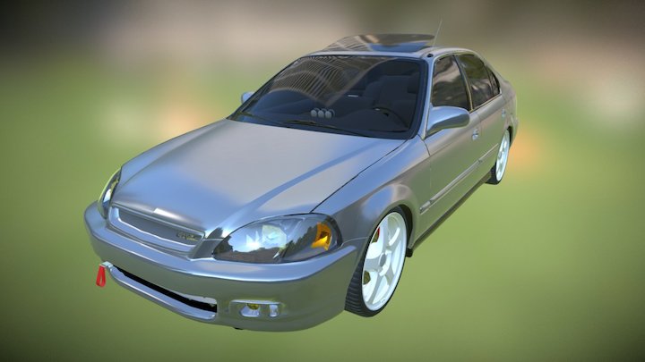 My Honda Civic LX 2000 3D Model