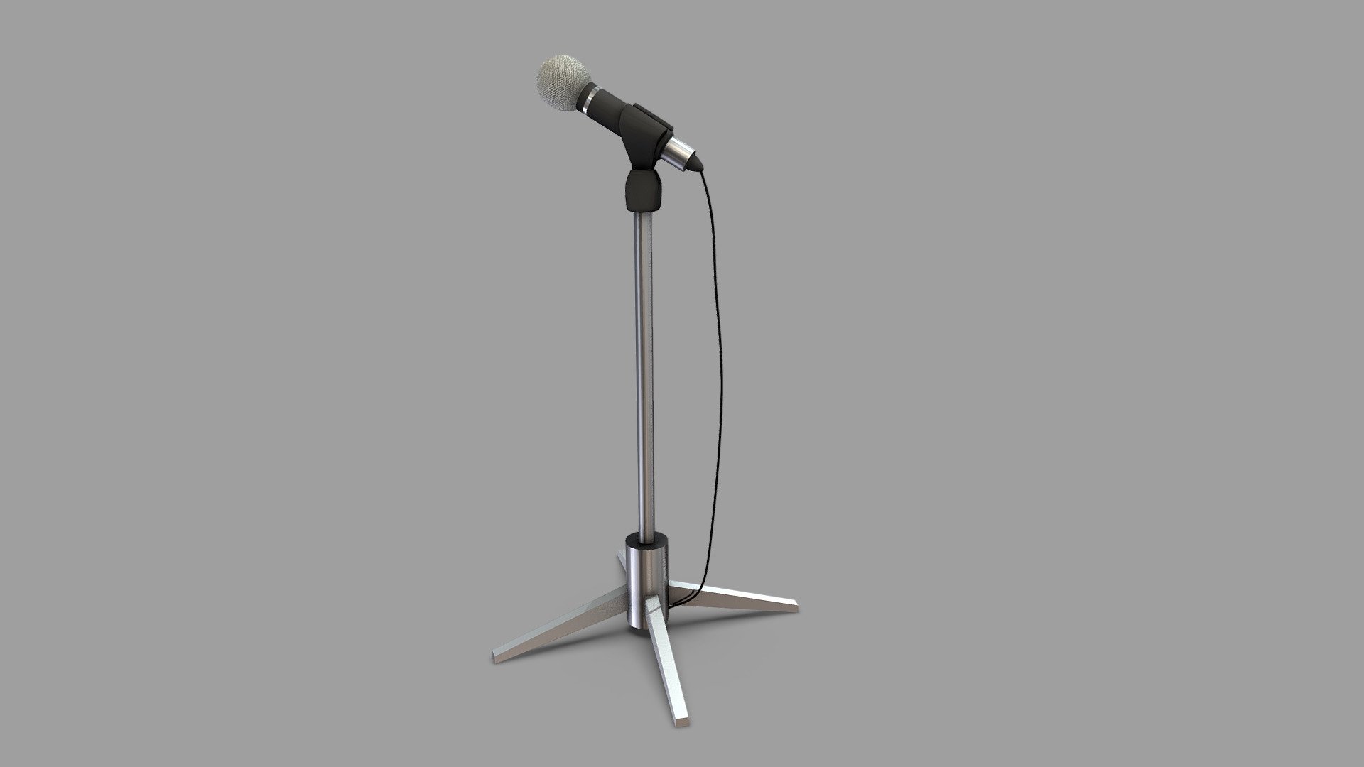 Standing Microphone Buy Royalty Free 3D model by 3dia [1f733c9