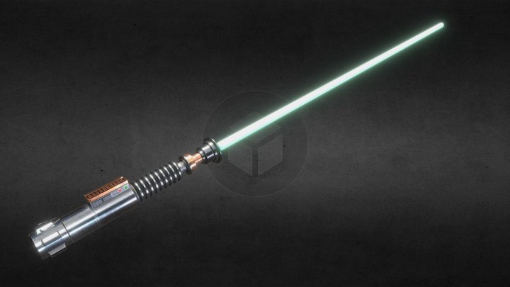 Return of the Jedi - Luke's Lightsaber - Final 3D Model