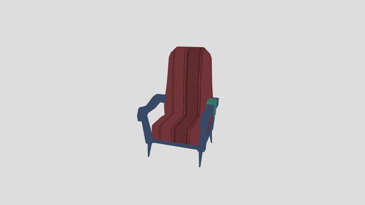 Hello Neighbor 2 Alpha 2 - Graymanor Armchair 3D Model