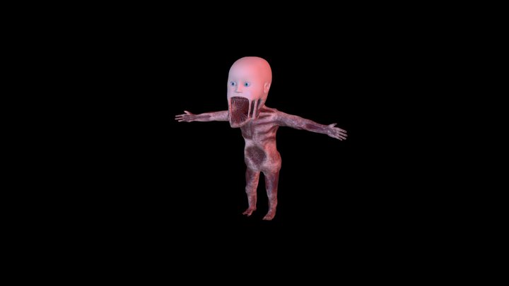 Andy scary monster 3D Model