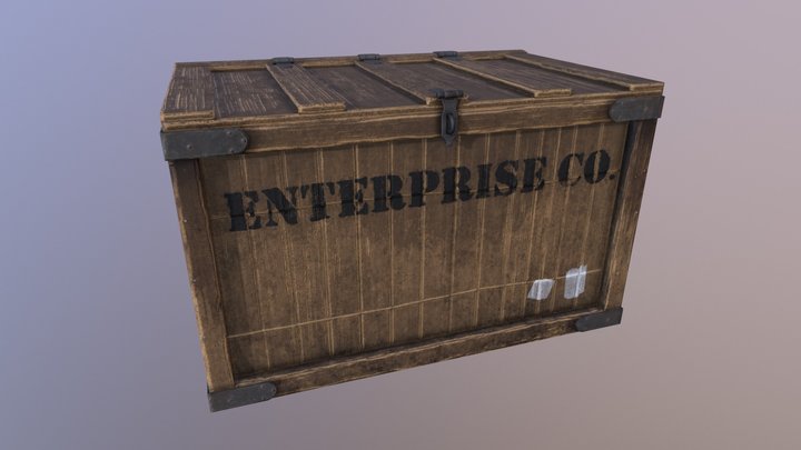 Enterprise Shipping Crate 3D Model