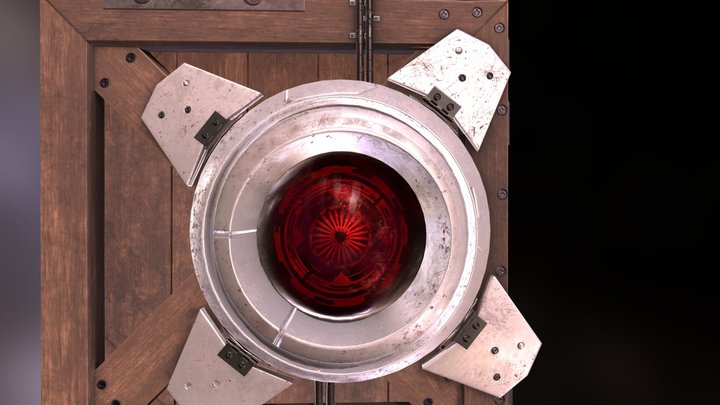 Sci Fi Crate 3D Model