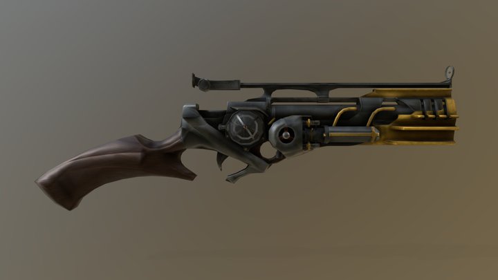 Emily's Gun - Dishonored 2 3D Model