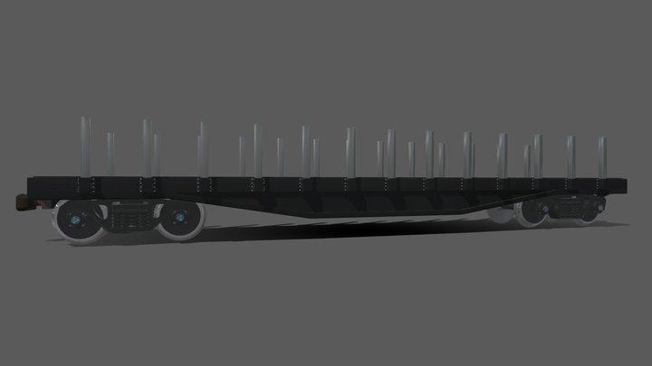 flatcar 3D Model