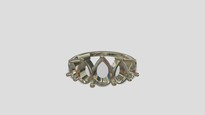 ATRG023 goldring wedding engagement luxury – Free 3D Model STL