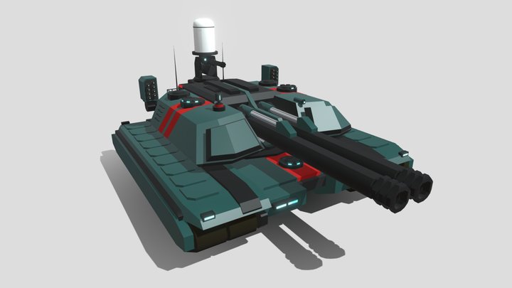 Behemoth Tank 3D Model