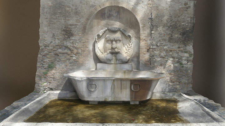Fontana del Mascherone, Santa Sabina, Roma 3D Model