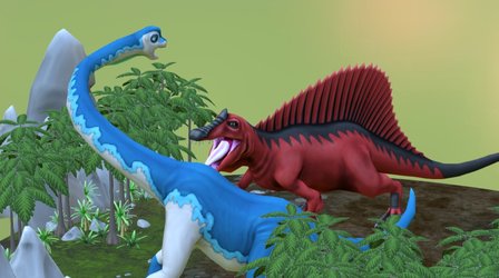 Evergreen - Dino Battle 3D Model
