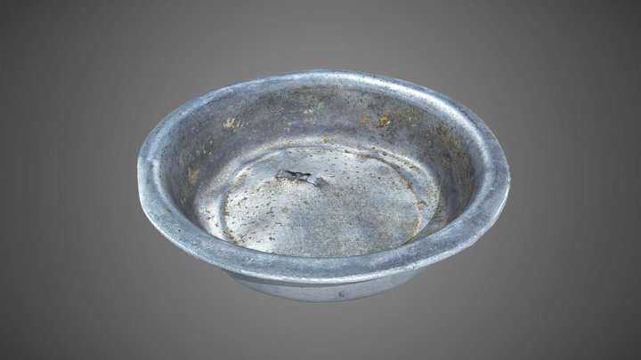 Миска пробитая ● Punctured bowl 3D Model