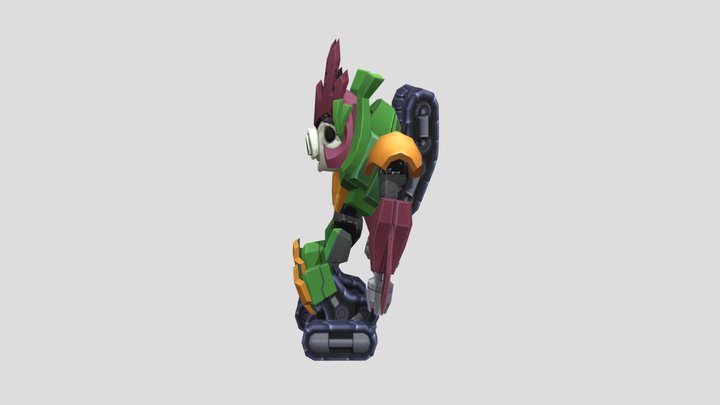 Angry Birds Transformers - Bludgeon 3D Model