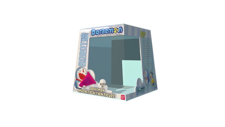 Doraemon Toy Package Design @ippuiyuePortfolio 3D Model
