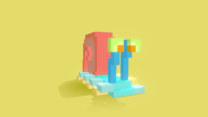 Gary Spongebob 3D Model