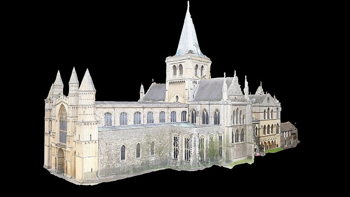 1. The Cathedral Exterior* 3D Model