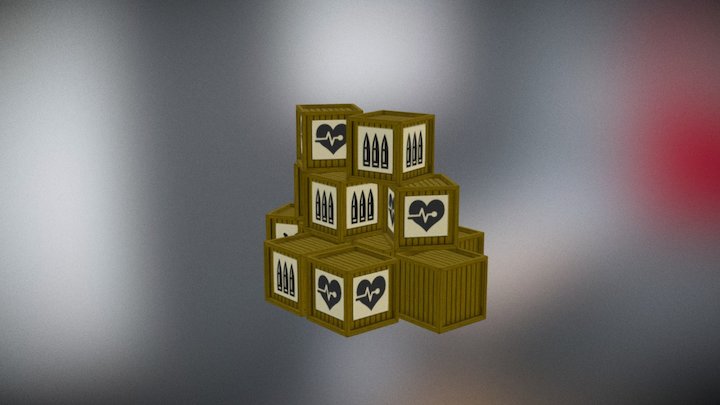 Crates XB1134 Futureworks 3D Model