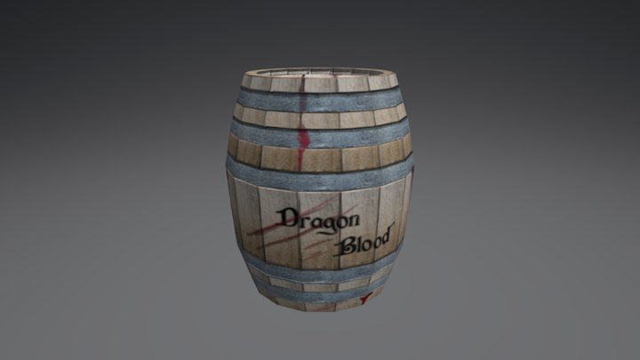 Dragon Barrel 3D Model