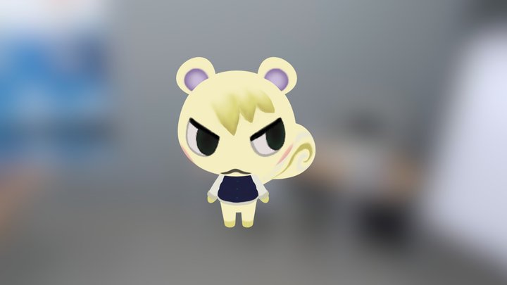 Marshal Animal Crossing. 3D Model