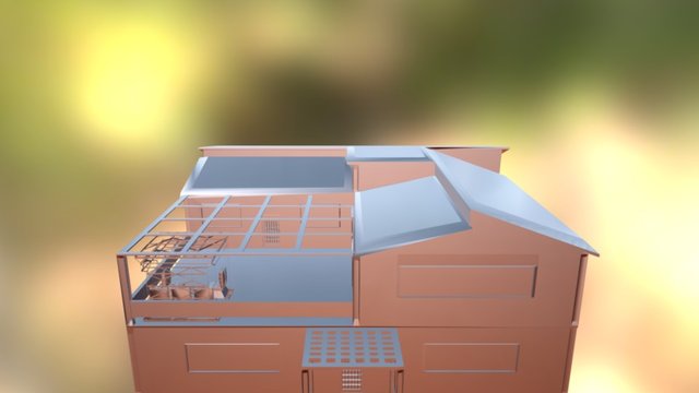 Beach House 3D Model