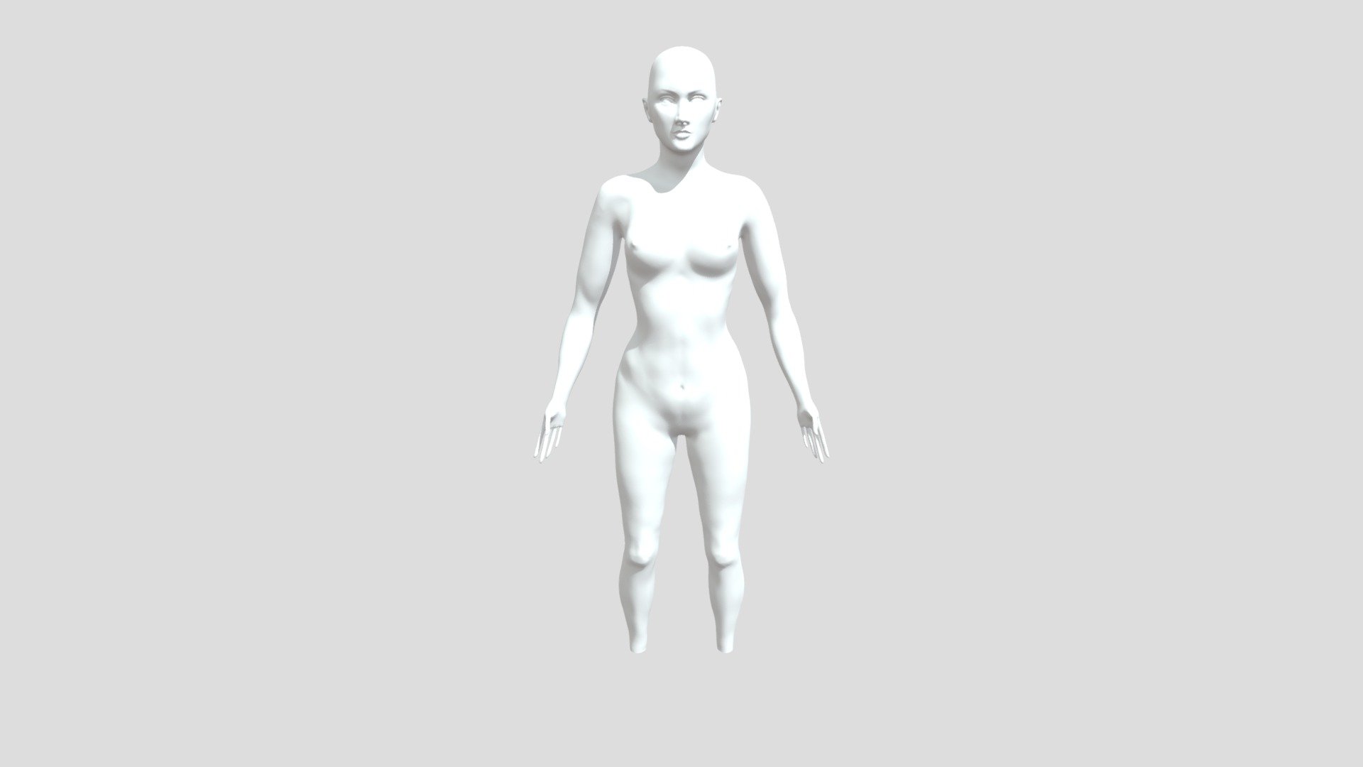 Basic Female Mesh (Un-clothed)