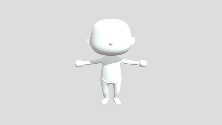 Animal Crossing Character 3D Model
