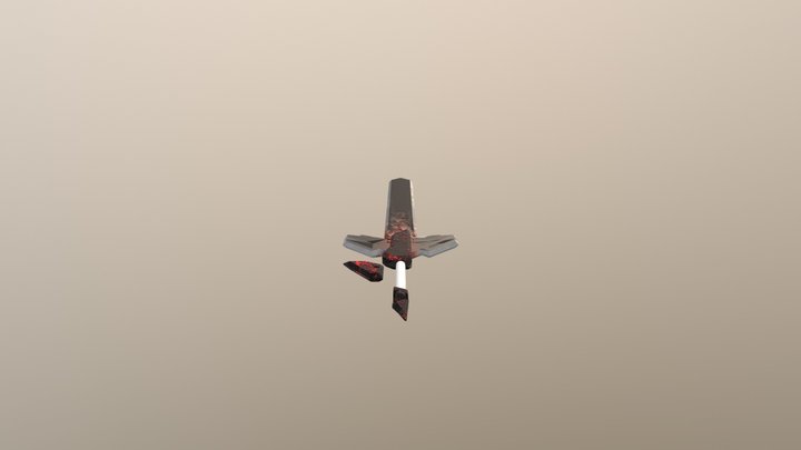 Black Ruby Sword 3D Model