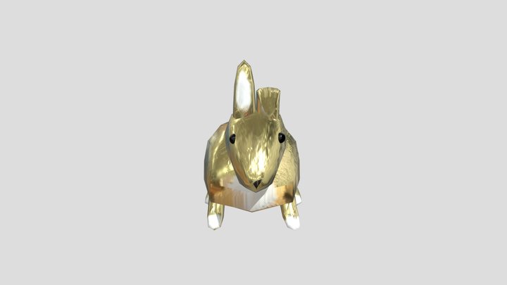 bunny with texture 3D Model