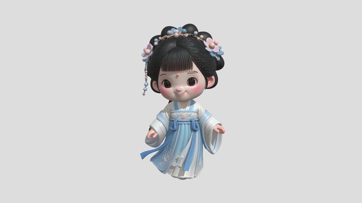 Q版人物 3D Model