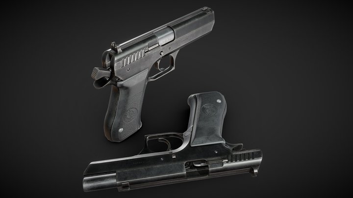 IWI Jericho 941F 3D Model