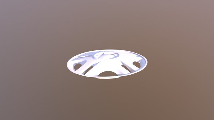 Automotive Hubcap 3D Model