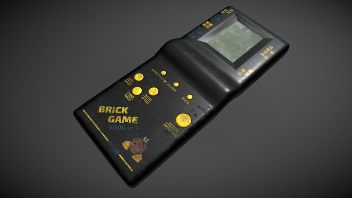 Brick Game 3D Model