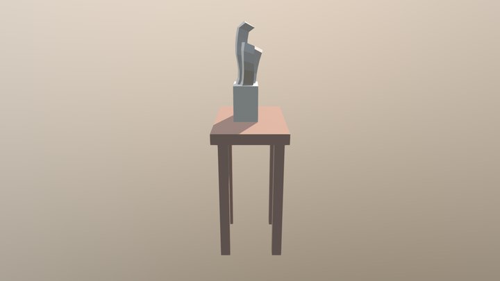 Strange Modern Art 3D Model