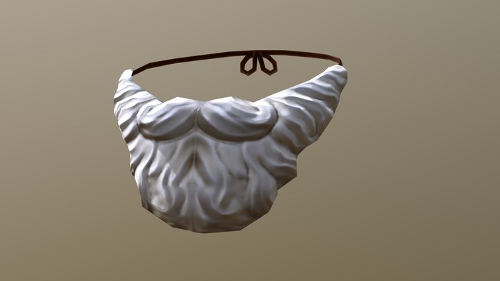 Santa Beard 3D Model