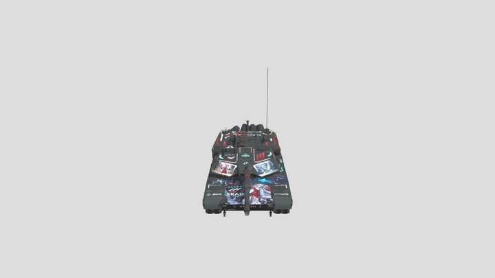 M1A1 Skadi Arknights 3D Model