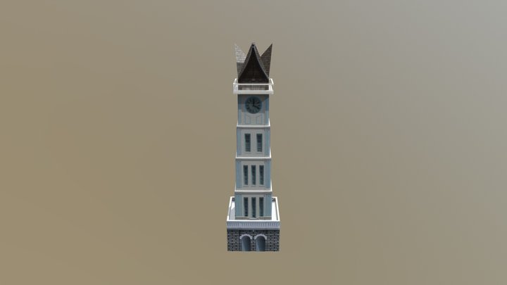 Jam Gadang Bukittinggi 3D Model