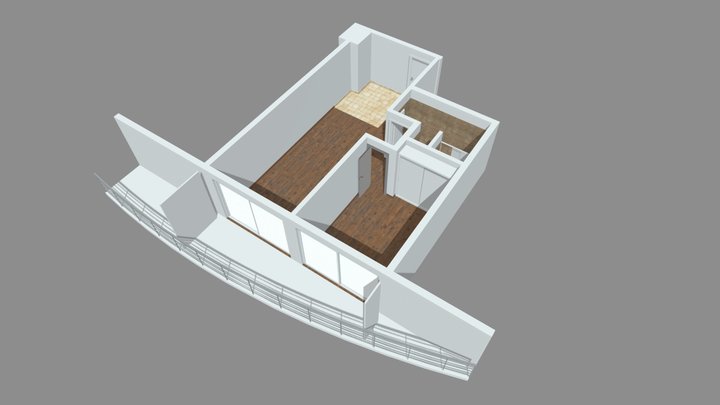 Apto de muestra 3D Model