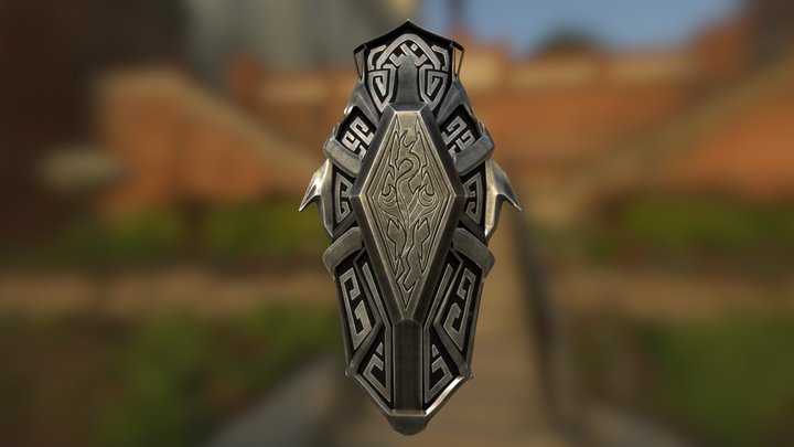 Gifts Of Akatosh Shield 3D Model