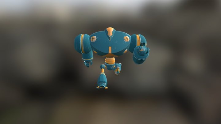 Robot Animation 3D Model