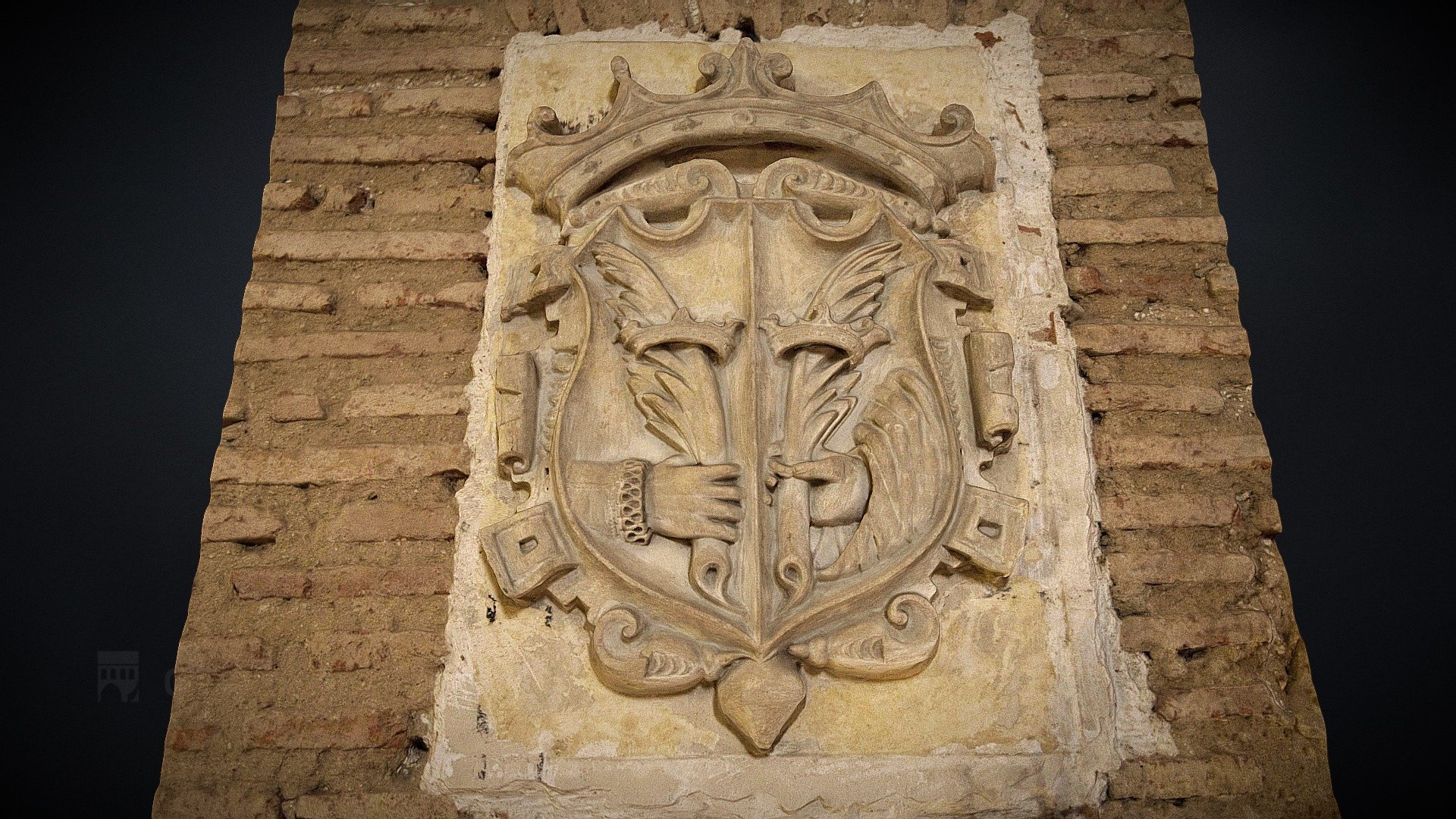 Saint Zoilo abbey's coat of arms