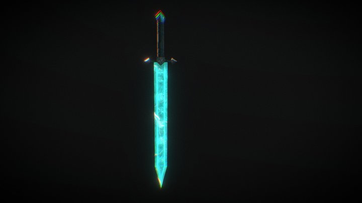 Ice Sword 3D Model