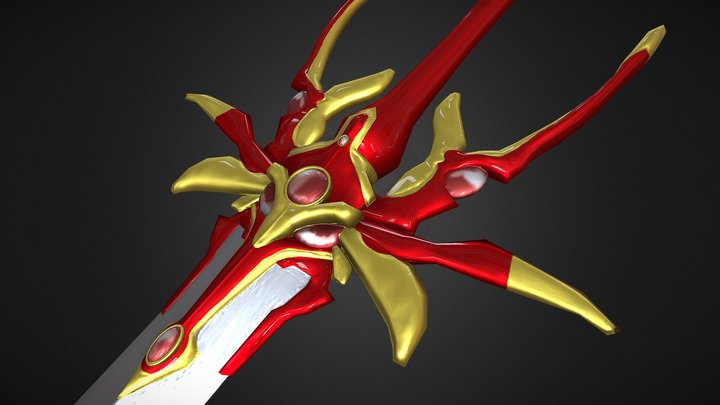 Hiraku Shidou - Lucy Sword 3D Model