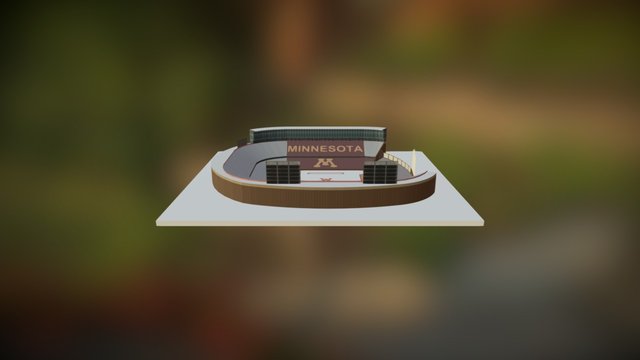 U Minn Stadium 3D Model