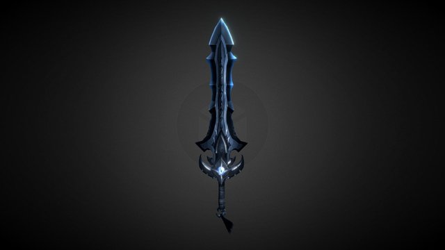 Dage Game Sword 3D Model