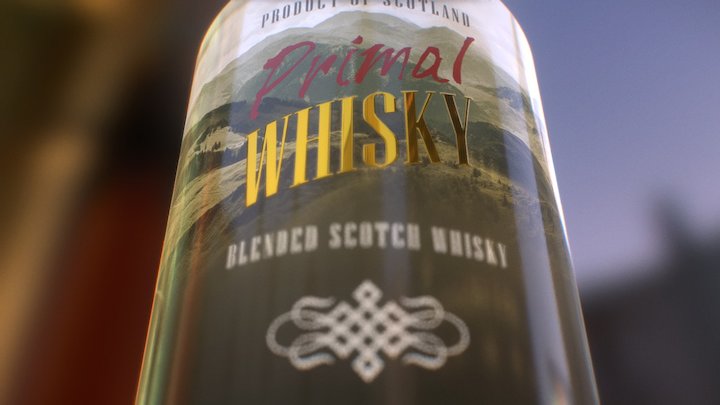 Primal Whisky 3D Model
