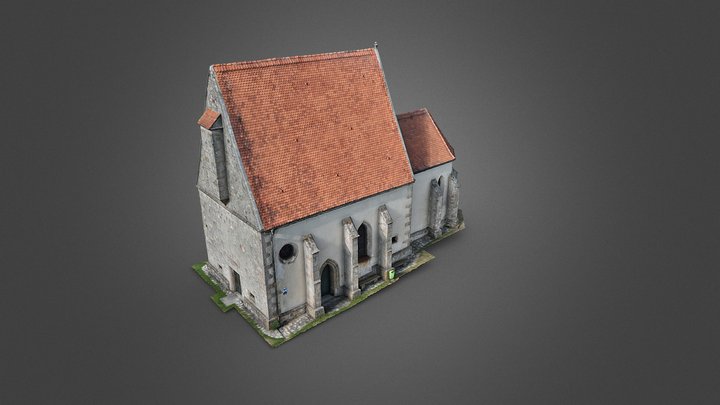 Wenzelskirche, Wartberg ob der Aist (SD) 3D Model
