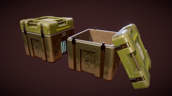 Game Ready Loot Crate - Free Asset 3D Model